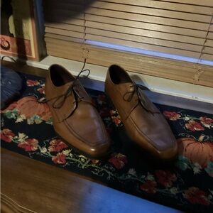 Allen Edmonds Men's Camel Colored Leather Dress Shoes